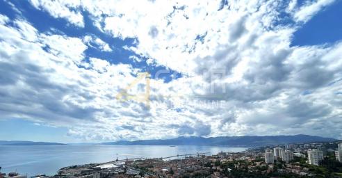 Rijeka, Trsat, etaža 102. 55m2, 3s+db, panoramski pogled na more