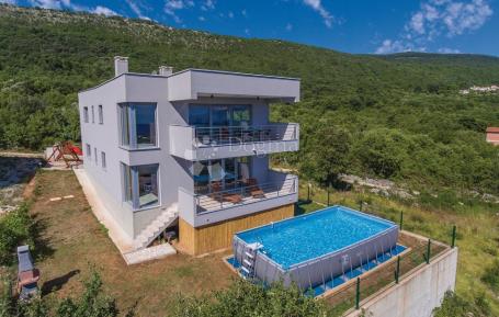 SAMOSTOJEĆA KUĆA SA 2 LUKSUZNA STANA, POGLED MORE! LABIN, OKOLICA