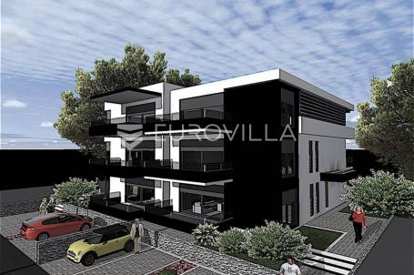 Istra, Medulin, stan u izgradnji s pogledom na more, 58 m2