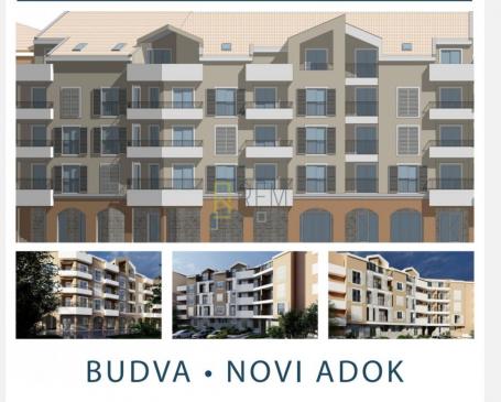 PRODAJA – DVOSOBNI STANOVI, U IZGRADNJI, NOVI ADOK, BUDVA