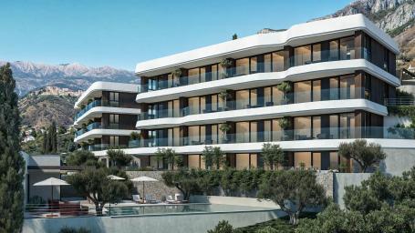 Jednosoban opremljen stan 68.01m2 u luksuznom stambenom kompleksu sa panoramskim pogledom na more, s