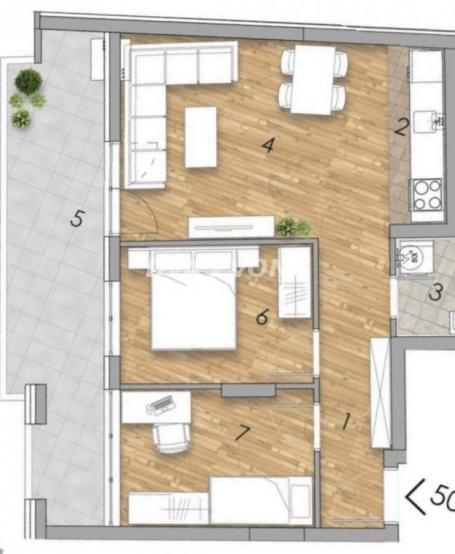POGLEDAJTE STAN NA PODBARI OD 68 m² NA ČETVRTOM SPRATU – ključ u ruke Jun 2026!