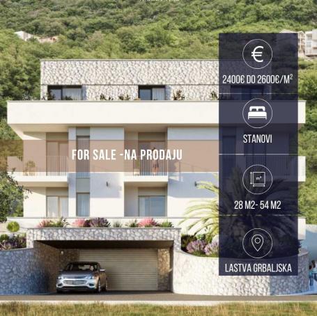 Stan 45 m² na Prodaju – Lustica, Tivat