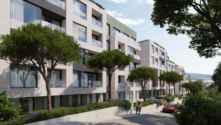 Jednosoban stan (41,35m² + 23.88m2 terase) u novom kompleksu sa bazenom – Tivat, Mrčevac