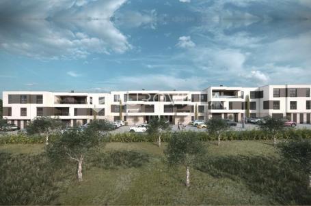 Pula, Kaštanjer, moderni trosobni stan u novogradnji, 1. kat, 60 m², vrhunska lokacija