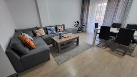 Two-bedroom apartment for sale in Becici, Montenegro. 