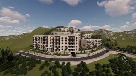 New gated residential complex with luxury infrastructure in Dubovice, Budva. 