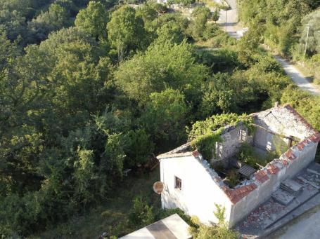 An old stone house under restoration in Kunja