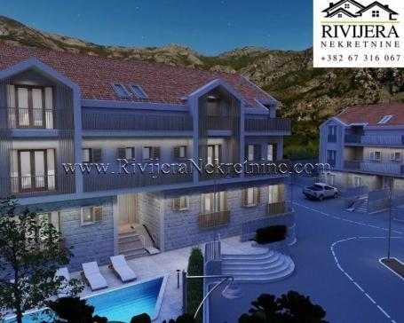 Na prodaju jednosoban stan sa pogledom na more Risan Kotor