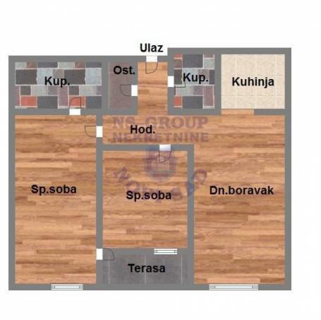 Trosoban stan na Bulevaru Patrijarha Pavla, 69m2