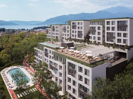 Moderan studio apartman u izgradnji na prodaju u Tivtu