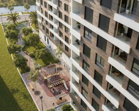 Prodaja jednosobnog stana 47m2 u novom kompleksu u izgradnji blizu mora – Ilino, Bar