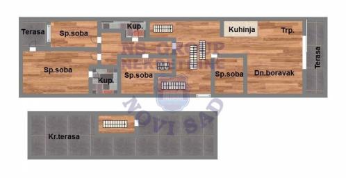 Karagaca, petosoban stan u izgradnji 108m2