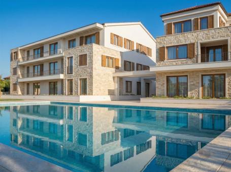 Dvosoban stan 71.44m² u luksuznom kompleksu Palazzo Jaz sa bazenom – Kovačko Polje, Kotor (Mogućnost