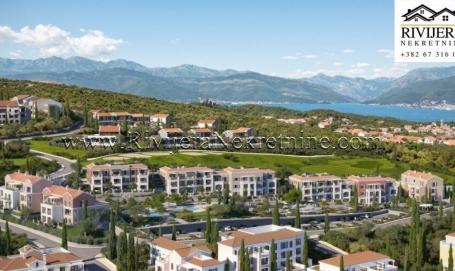 Na prodaju jednosoban stan sa dvorištem u kompleksu Heights Tivat