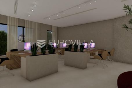 Zagreb, Donji Grad, poslovni prostor na 1. katu stambeno poslovne zgrade 156 m² NOVOGRADNJA