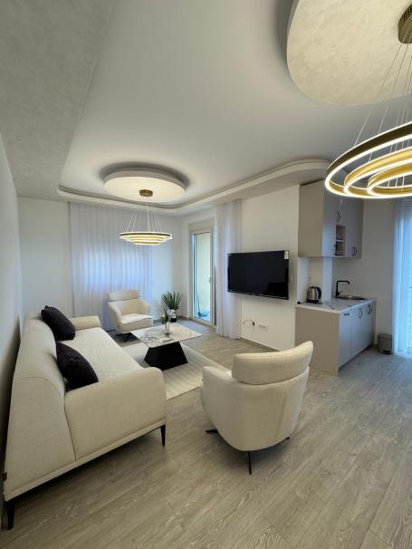 Luksuzni stan sa panoramskim pogledom na more u novom kompleksu, Becici