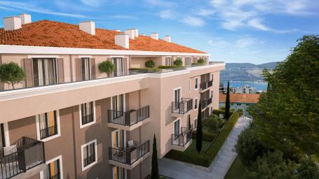 One- and two-bedroom apartments in a modern residential building,