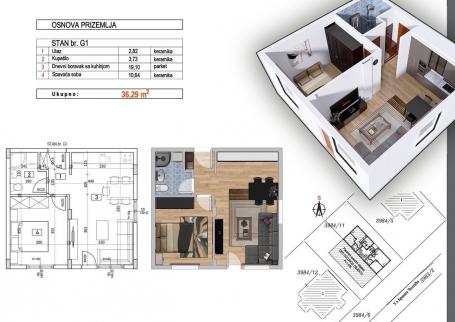 NOVI SAD - ADICE - 36.29 m2
