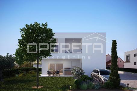 Poreč okolica – moderna kuća u roh-bau fazi, mirna lokacija