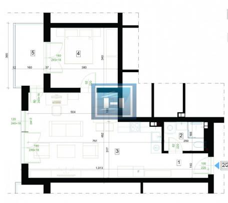 Moderan stan 59 m² u prestižnom kompleksu New Distrikt u Jagodini