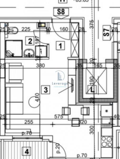 Novogradnja, Blok 72, 32.54 m2