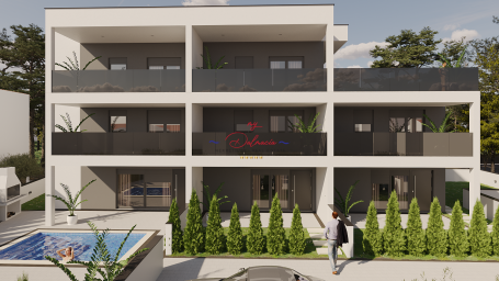 Vir, grubi projekt s 3 stana, južna strana