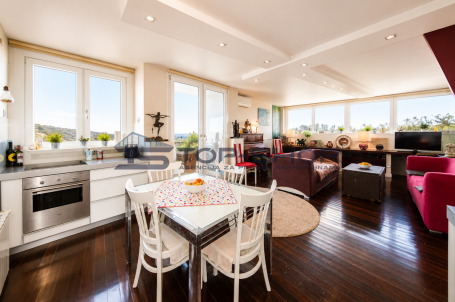 Trešnjevka – Stan sa panoramskim pogledom 56m² + terasa i balkon, mogućnost trosobnog stana