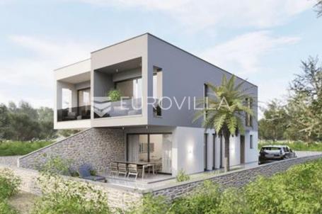 Istra, Ližnjan, elegantna dvojna NOVOGRADNJA s vrtom 111 m²
